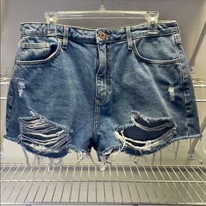 Super High Waisted Jean Shorts